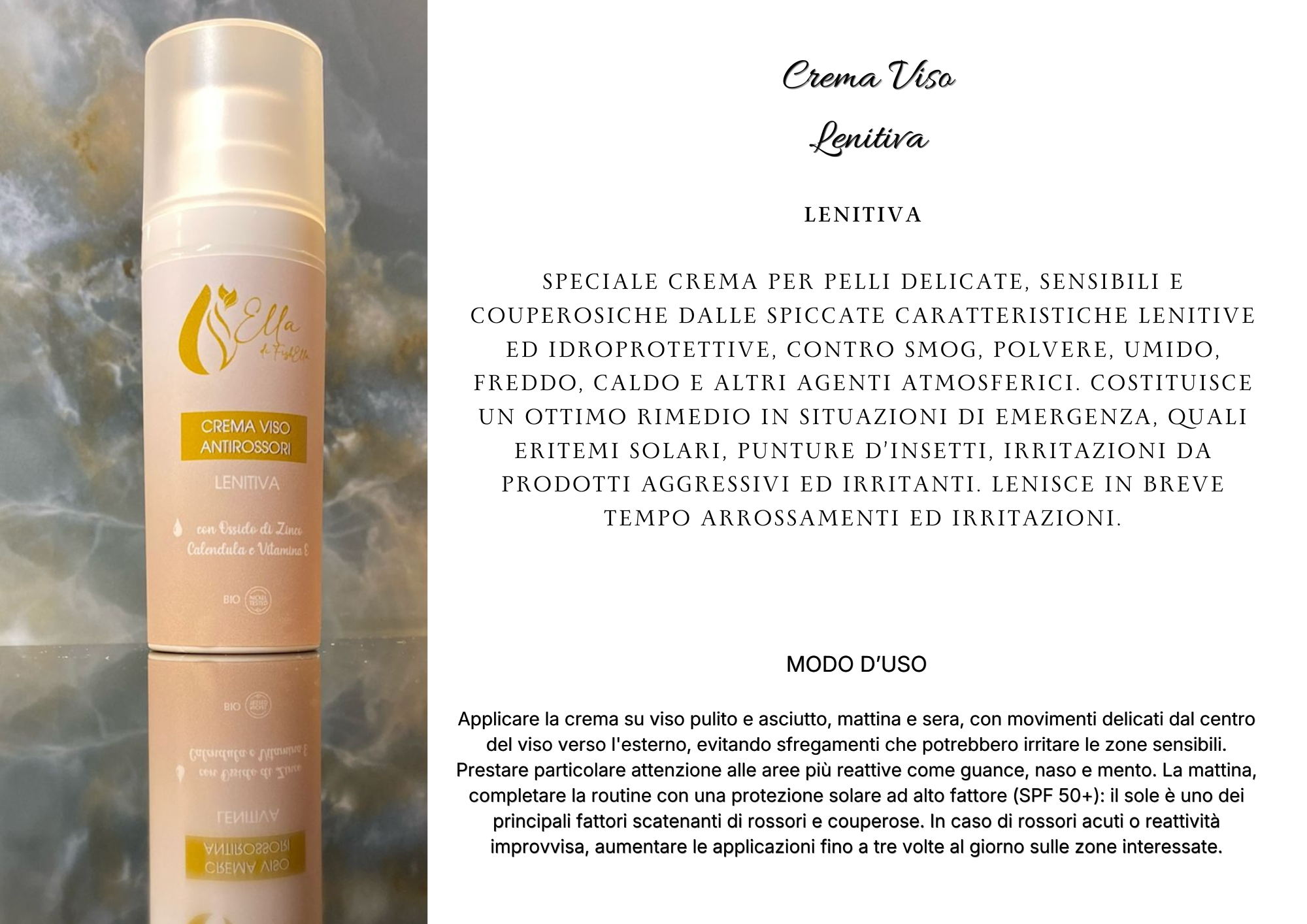Crema Viso Antirossori Lenitiva