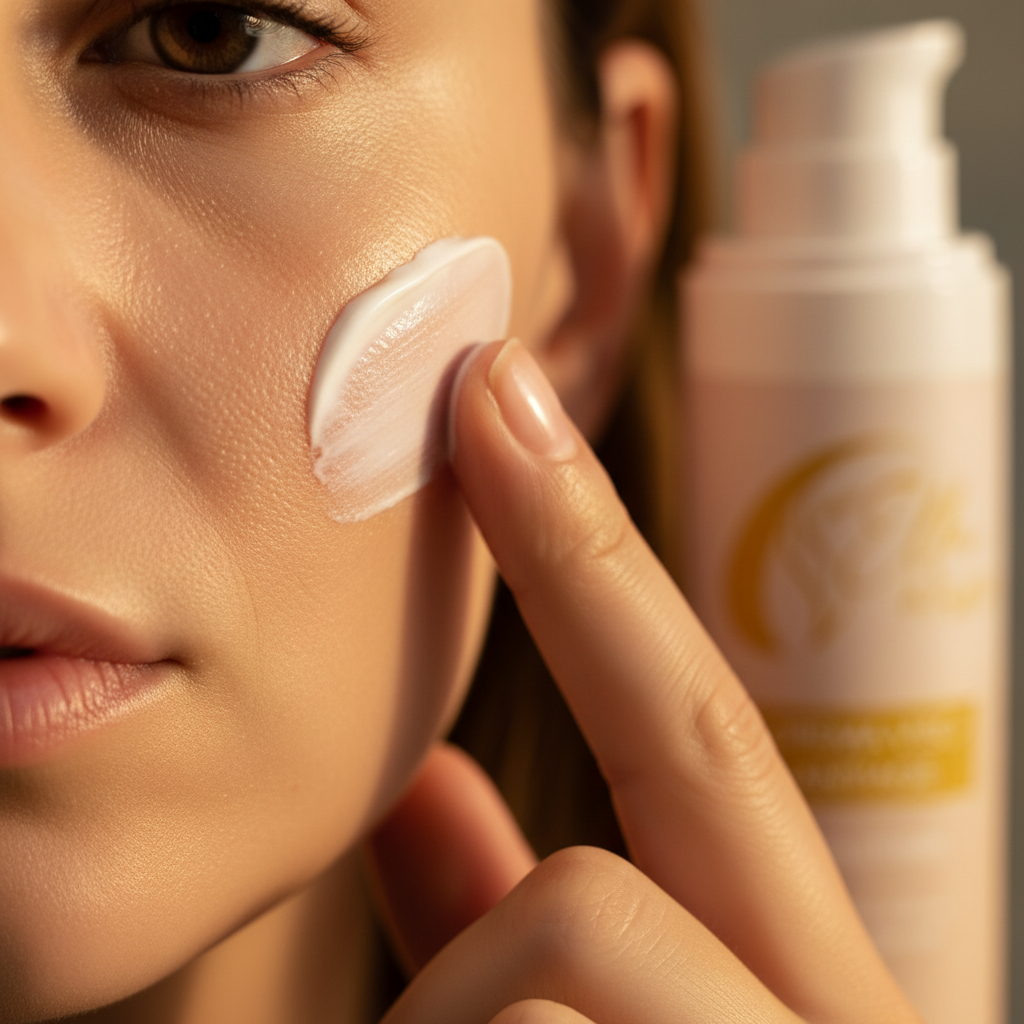 Crema Antiage - Texture sulla Pelle