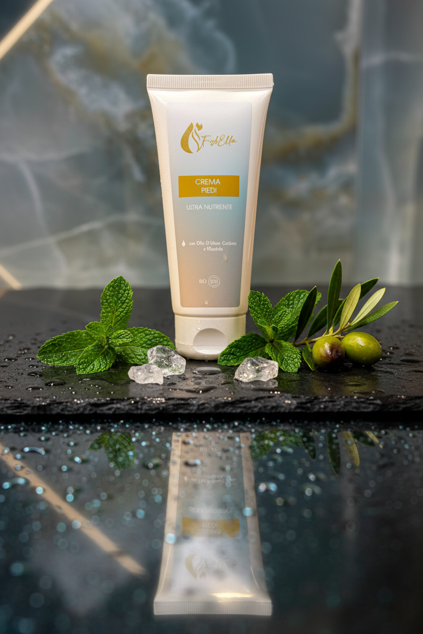 Crema Piedi - Product shot ardesia menta canfora