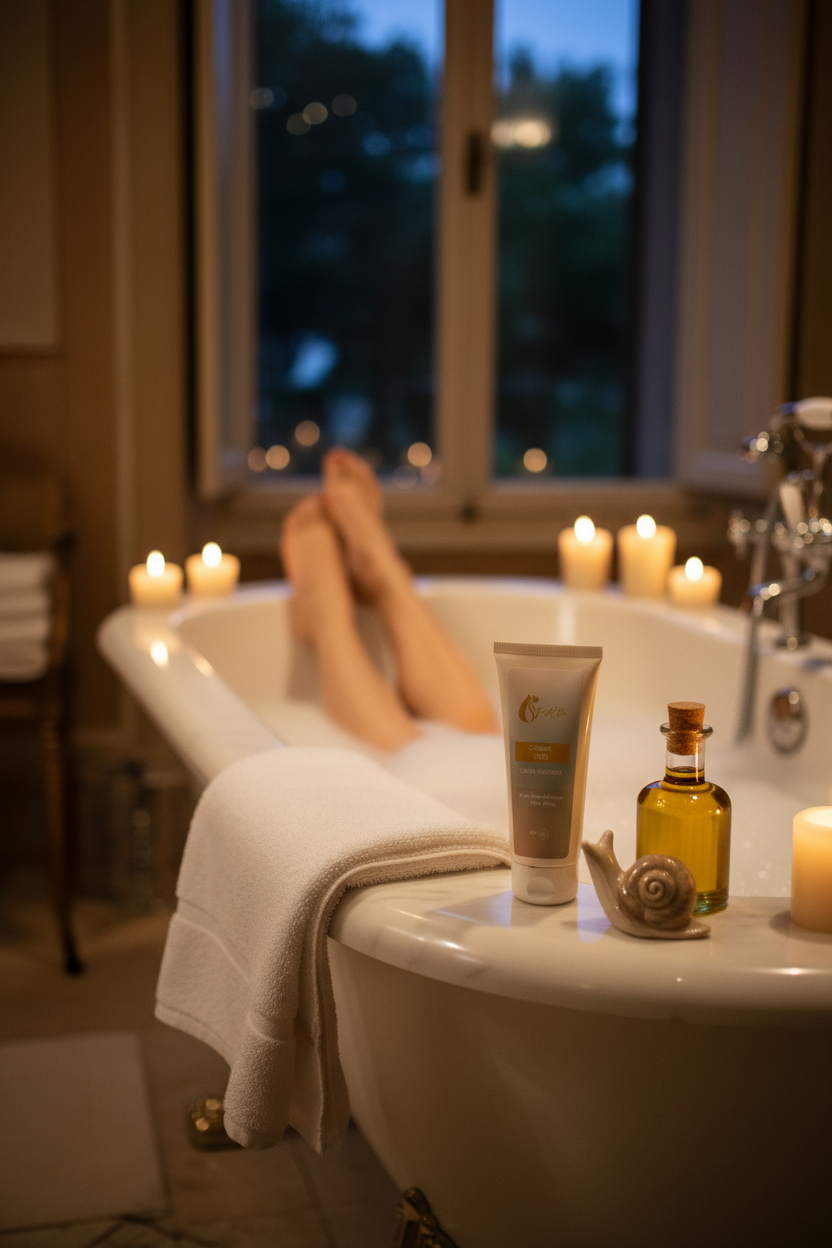 Modella relax spa lusso
